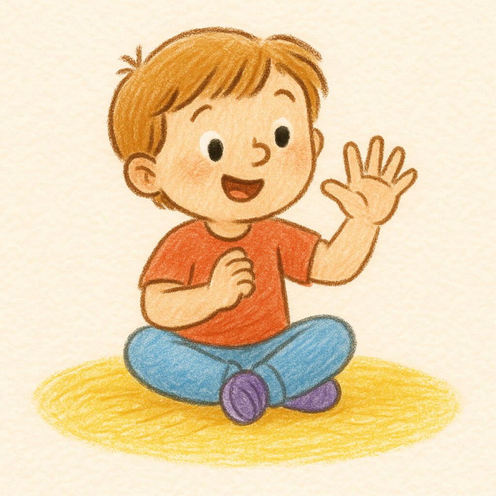 Charlie compte avec ses doigts Charlie compte avec ses doigts